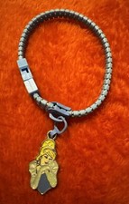 Cinderella zipper bracelet by forever collectibles Disney princess blue 0337