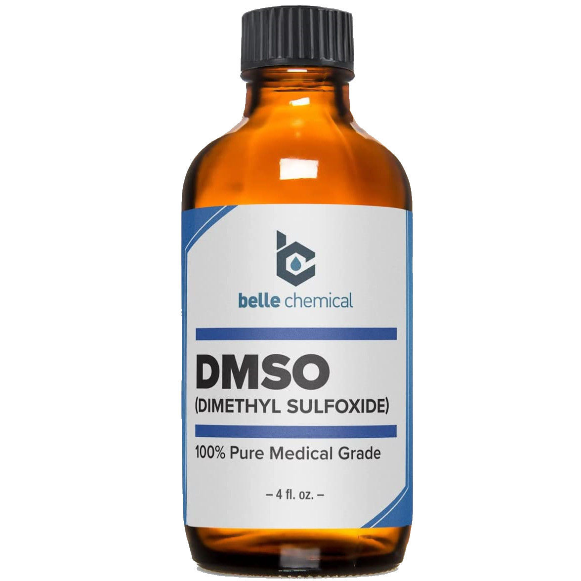 DMSO Liquid 100% Pharmaceutical Grade Dimethyl Sulfoxide - Glass Bottle 4 oz