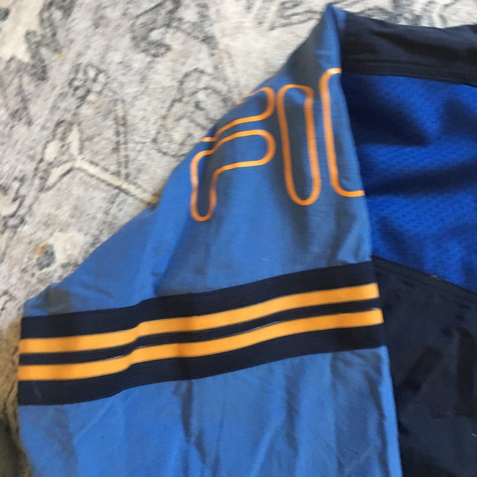 Giacca a vento vintage Fila uomo XXL 2XL foderata zip anni 90
