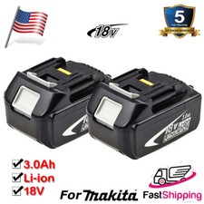 2PACK 3.0Ah For Makita BL1815 BL1820 BL1830 18V Lithium-Ion Cordless Battery NEW