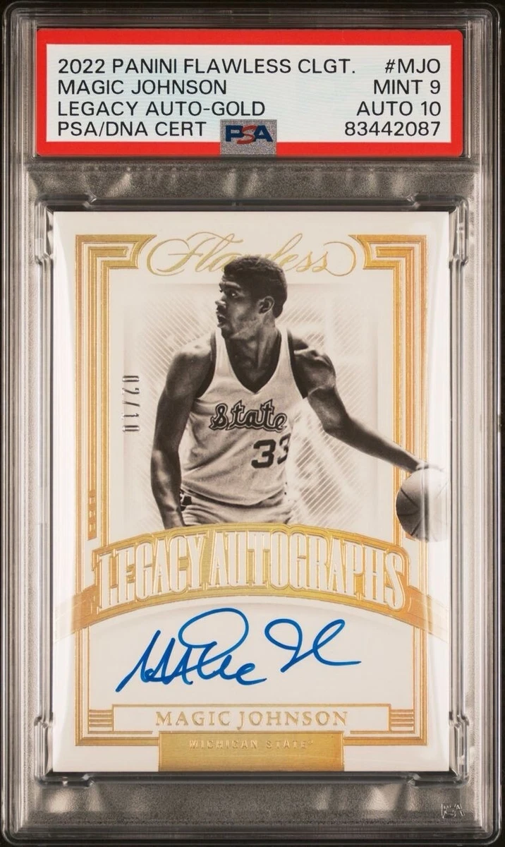 Magic Johnson Professional Sports Authenticator (PSA) Basketball