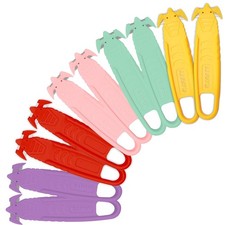 Safety Utility Box Cutter T TOVIA SK2 Stainless Steel Concealed Blade Package...