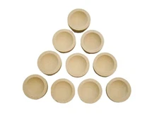 Lot of 10 - # 8 Mabor Cupel 1-3/4"x1-1/8" Gold-Assay-Smelting-Refining-Cupels