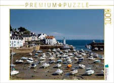 CALVENDO Puzzle Hafen von Sauzon 1000 Teile Puzzle quer  1000 Teile Lege-Gr  e