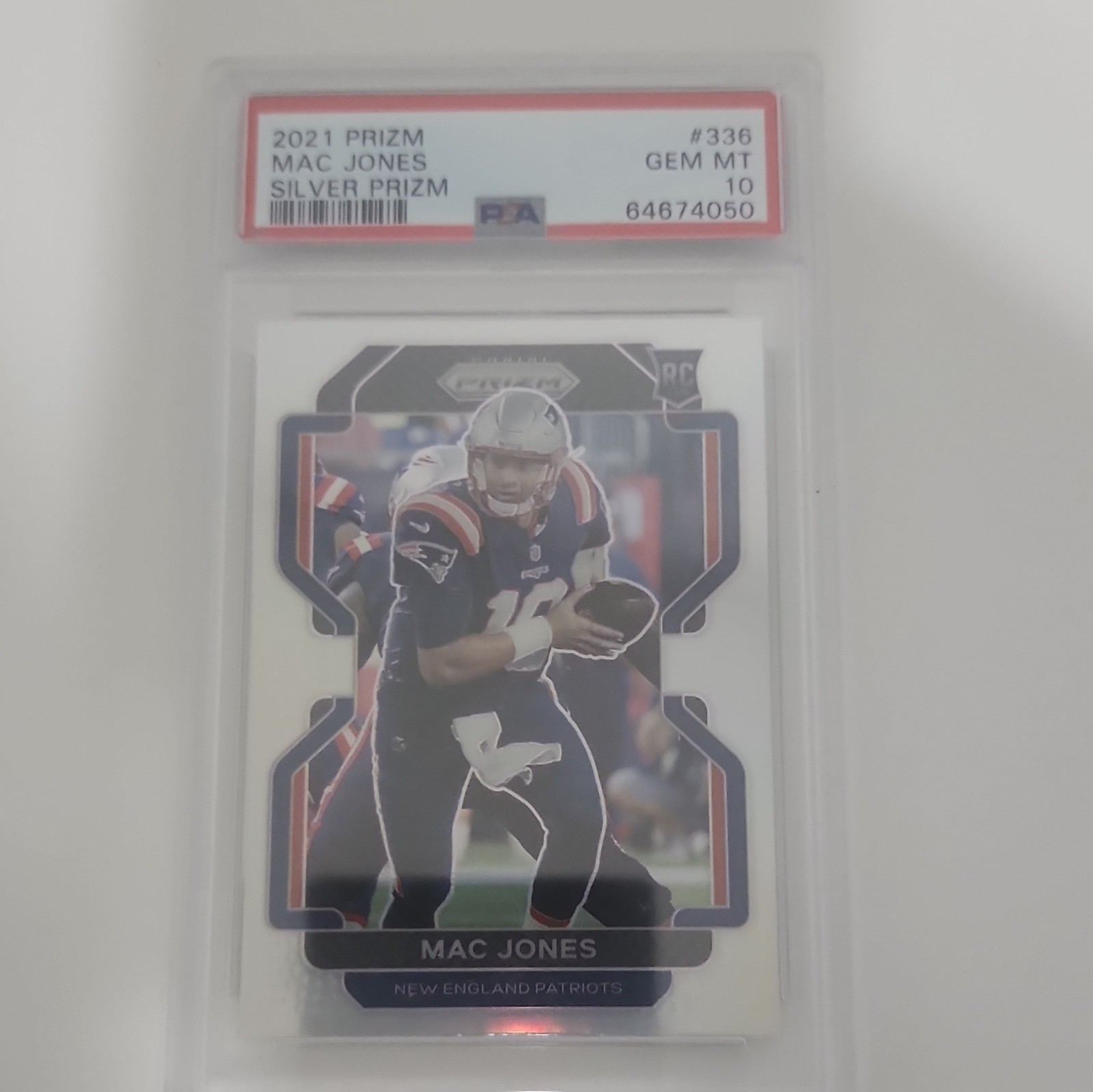 Mac Jones Panini Prizm #336 Silver