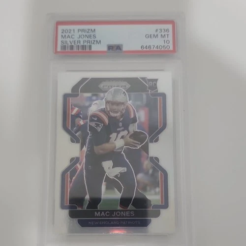 Mac Jones 2021 Panini Prizm Mac Jones #336 Silver Prizm
