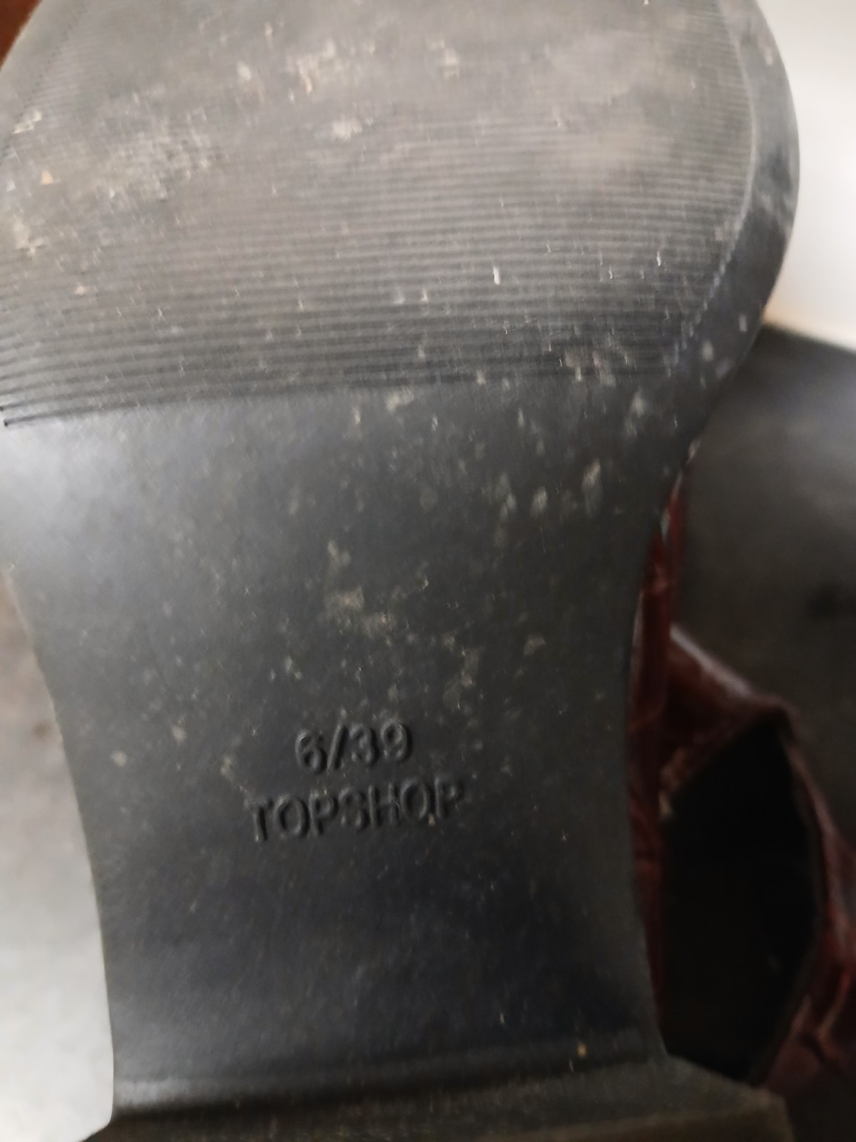 Topshop Ladies Leather Boots image 6