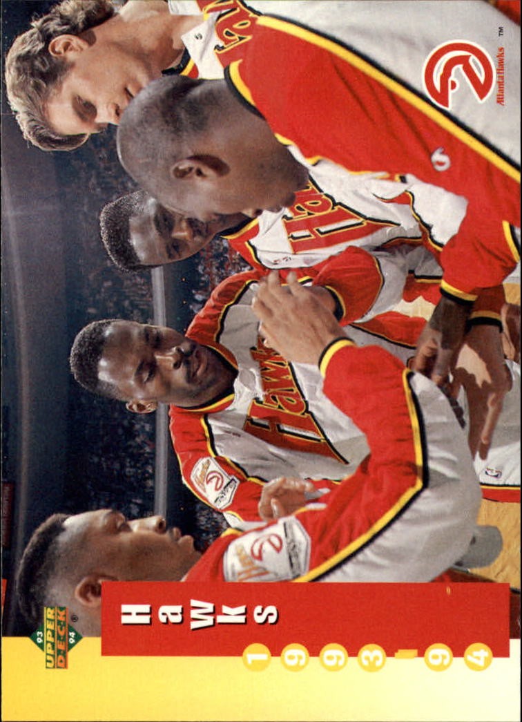 1993-94 Upper Deck #210 Atlanta Hawks Sked - BSK