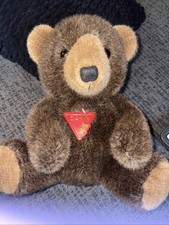 Vintage Dakin 1990 Brown Bear 11" Plush Stuffed Animal Toy