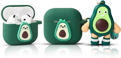 Silikon Hülle für AirPods 4 Ohrhörer(2024), XMBYGY Aufladung Stoßfeste sch