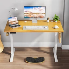 Electric réglable hauteur debout ordinateur bureau Ergonomic assis debout vers le bas