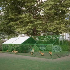 Large Metal Chicken Coop, Walk-in Chicken Run