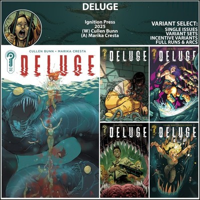 Deluge (2025) #1 2 3 4 5 Ignition Press Cullen Bunn COVER SELECT