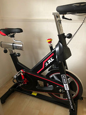 JLL IC400 PRO Indoor Cycling Bike Magnetic Resistance HR Monitor 120kg Black/Red