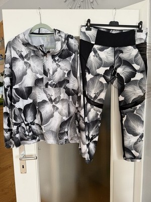Calia Sport Outfit, Gr. XL. aus USA, neuwertig, schwarz / weiss / grau