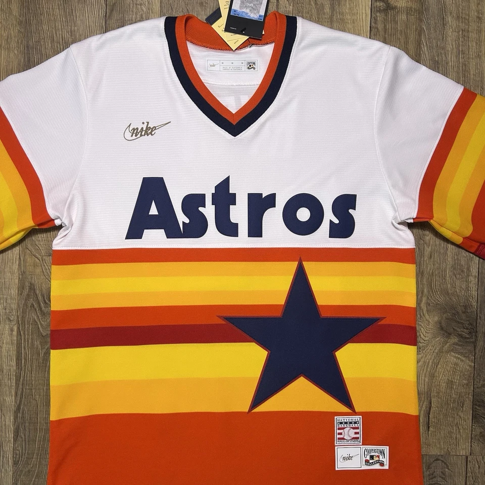 Nueva con etiquetas Camiseta de béisbol para hombre Nike Throwback MLB de los Houston Astros Nolan Ryan M $135 Foto 2 de 4