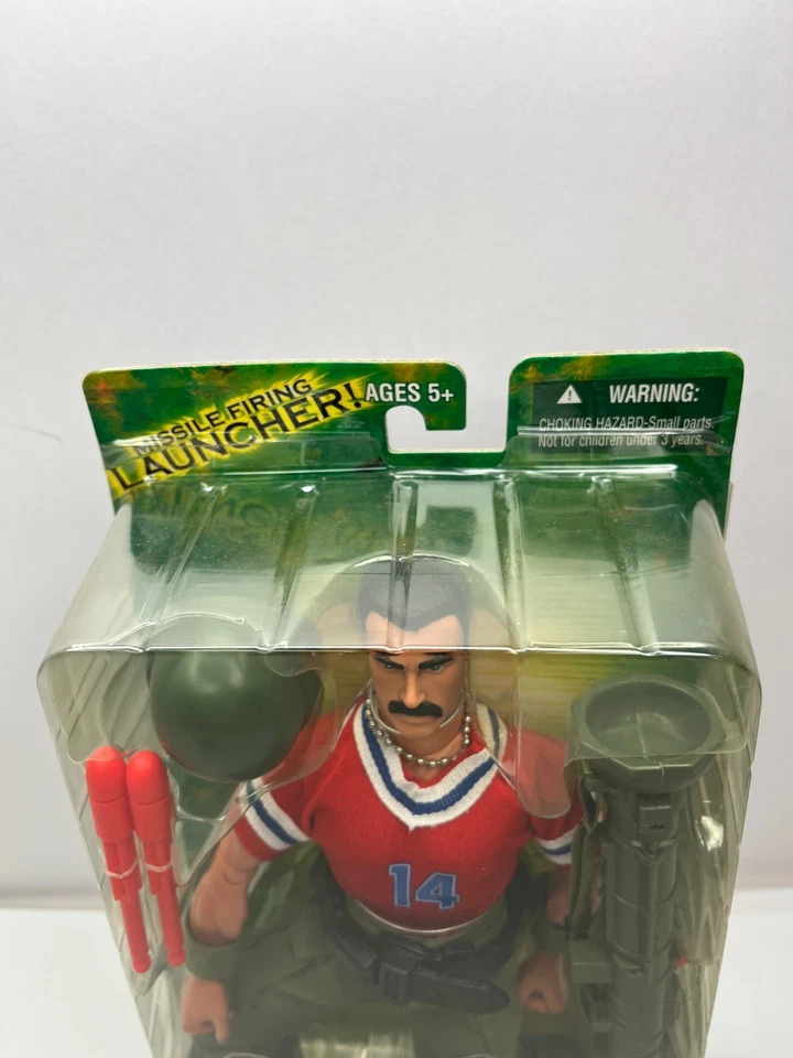 HASBRO G.I. JOE 2003 12" VALOR VS VENOM SGT. FIGURA DE ACCIÓN BAZOOKA NUEVA SIN USAR, EN CAJA Foto 2 de 4