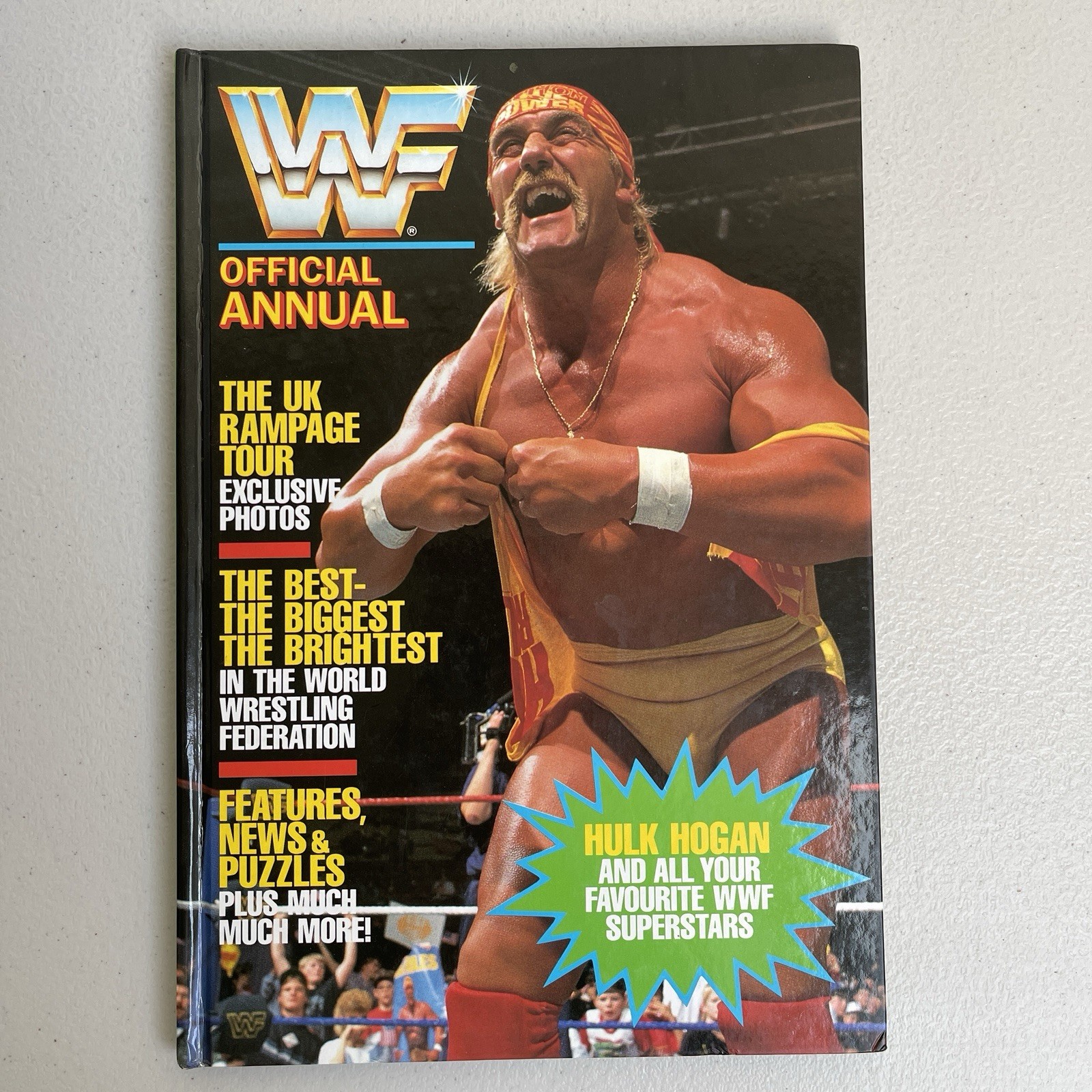 WWF Official Annual 1991 hulk hogan, ultimate warrior and more Wrestling