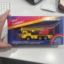 Vintage Siku Eurobuilt 1980's 2914 Faun Mobile Crane MINT in Box