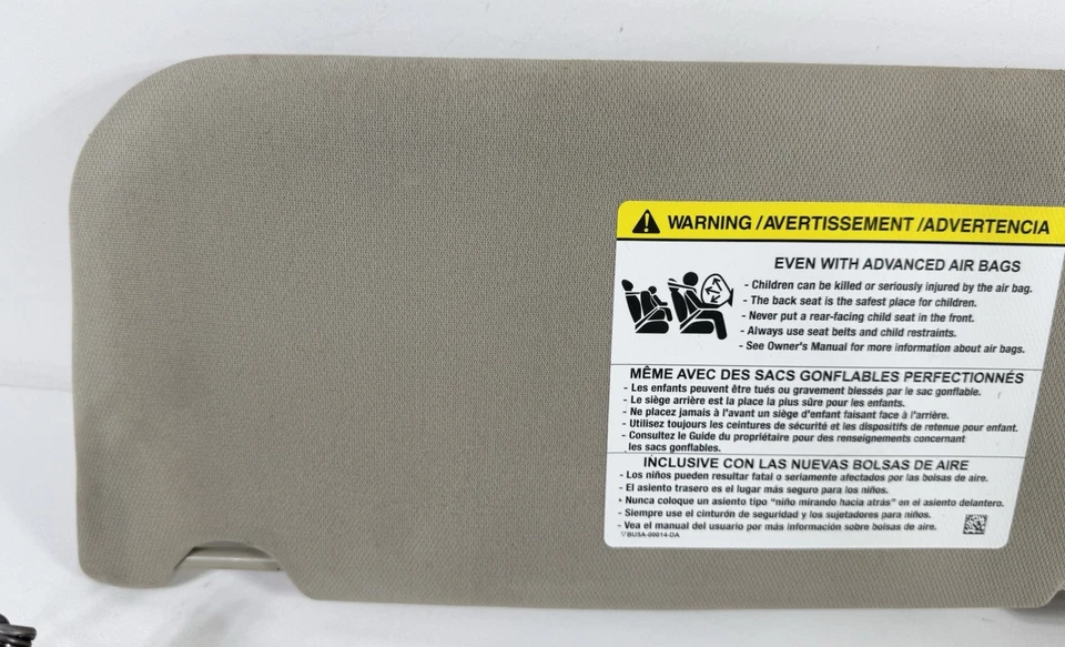 Juego de pares parasol derecho e izquierdo Ford Edge 2011-2014 con espejo OEM Foto 3 de 4