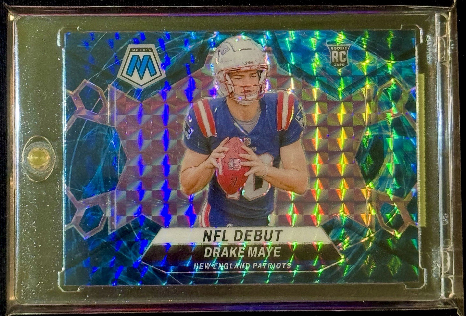 2024 Panini Mosaic Drake Maye NFL Debut Genesis Rookie #273 Patriots
