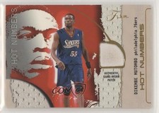 2001-02 Flair Hot Numbers /100 Dikembe Mutombo HOF e1e