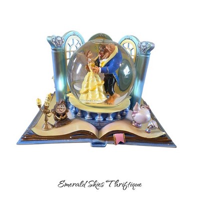 Disney Hallmark 2013 Beauty & The Beast SnowGlobe Wonders Within limited edition