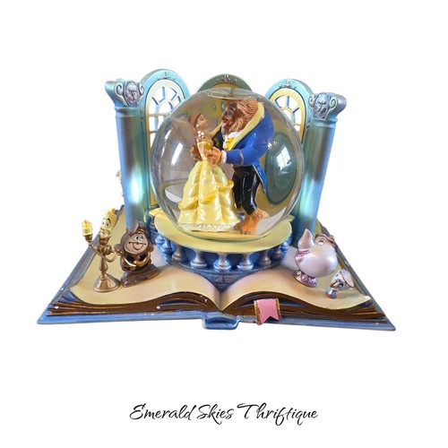 Disney Hallmark 2013 Beauty & The Beast SnowGlobe Wonders Within limited edition