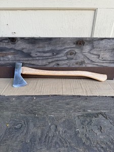 Vintage 2-1/4 Lb. Collins Hudson Bay camp axe, 27" handle.