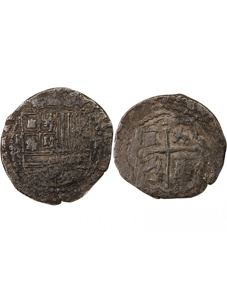 Bolivie Philippe II - 2 Reales Argent 1555 / 1598 - Photo 2/4