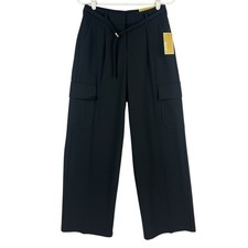 Michael Kors Womens Stretch Wide Leg High Ris...