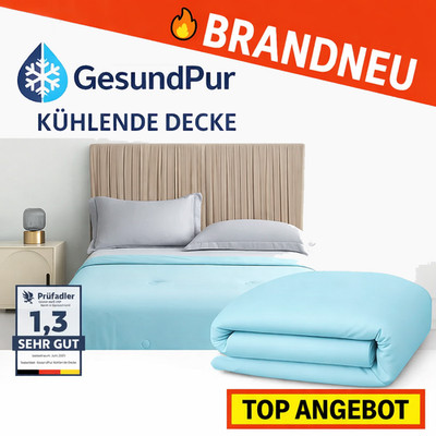 SleepCool  Kühlende Decke Kühldecke Bettdecke Sommer Bettwäsche Sommerdecke