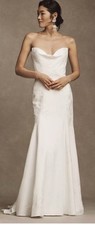 Jenny Yoo For Anthropologie Naomi Strapless Wedding Dress  - Size 22