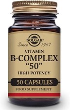 Solgar Vitamin B-Complex ''50'' Vegetable Capsules - Pack of 50 - High Potency