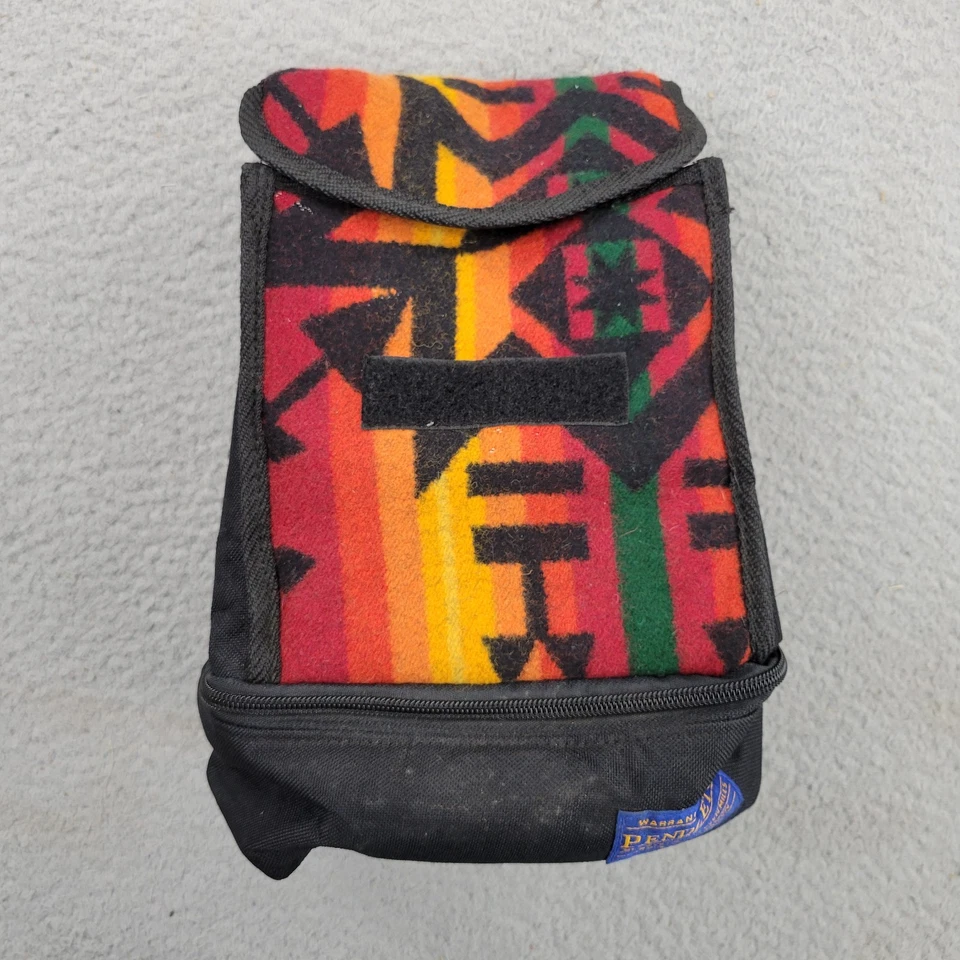 Pendleton Lunch Bag Southwestern Wool Native American Geometric Zippered - Image 4 of 4