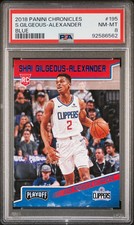 Shai Gilgeous-Alexander 2018 Chronicles Blue #195 PSA 8
