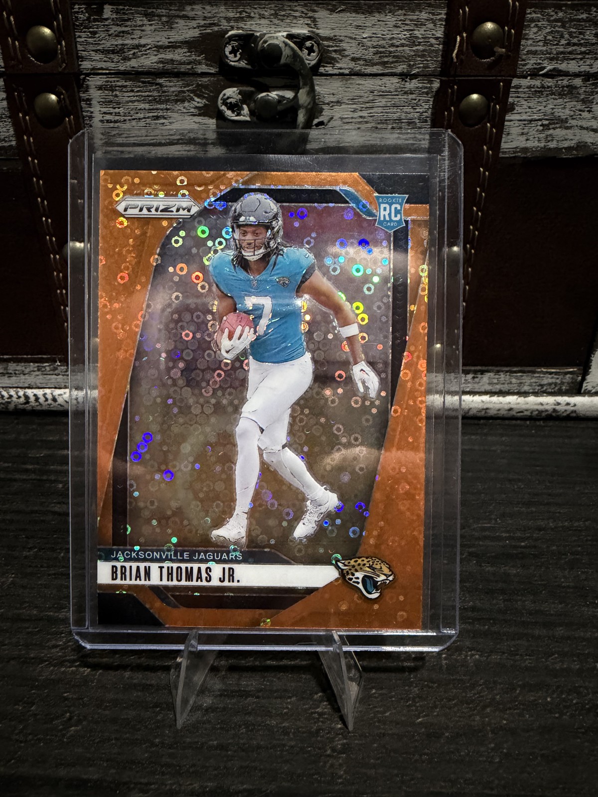 2024 Panini Prizm - Brian Thomas Jr. #314 Orange  Disco Prizm (RC)