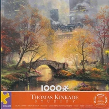 Thomas Kinkade Studios  Ceaco Jigsaw Puzzle Central Park in the Fall NIB