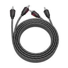 Car Audio 2 Channel Twisted Pair RCA Stereo Cable - 17ft 17FT