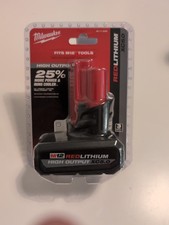Milwaukee M12 REDLITHIUM XC5.0 12V 5.0Ah High Output Lithium-Ion Battery