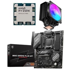 AMD Ryzen 5 7600X 8-Core CPU MSI B650 GAMING PLUS WIFI ATX Motherboard COMBO
