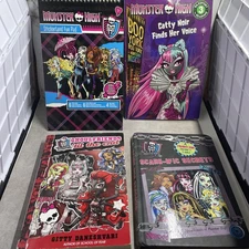 Monster High Ghoulfriends Sticker Secrets Book Lot Bundle 4 Books
