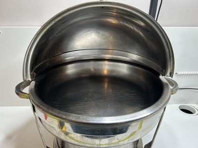 Runder Roll Top Chafing Dish Buffet Speisenwärmer - Edelstahl
