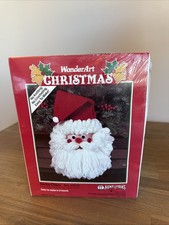 Santa Clause Craft Kit K131 Aunt Lydia's WondertArt Christmas 1991 Easy to Make