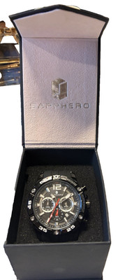 SAPPHERO Men's Watches Stainless Steel Chronograph Waterproof Quartz