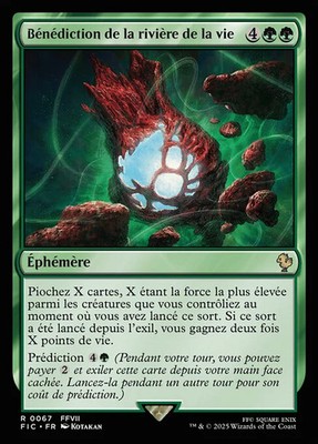 Magic/MTG Lifestream's Blessing FIC-67 Rare Französisch NM