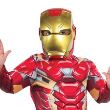 DEMI-MASQUE IRON MAN PVC ENFANT