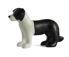 PLAYMOBIL FIGURINE BORDER COLLIE CHIOT BÉBÉ CHIOT MAISON CHASSEUR JARDIN