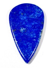 35 Ct 4X21X36 mm Natural Blue Lapis Lazuli Pear Cabochon Gemstone KM-539