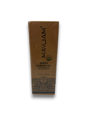 MAYJAM Sweet Almond Oil 473ml Bio Süßmandelöl kaltgepresst